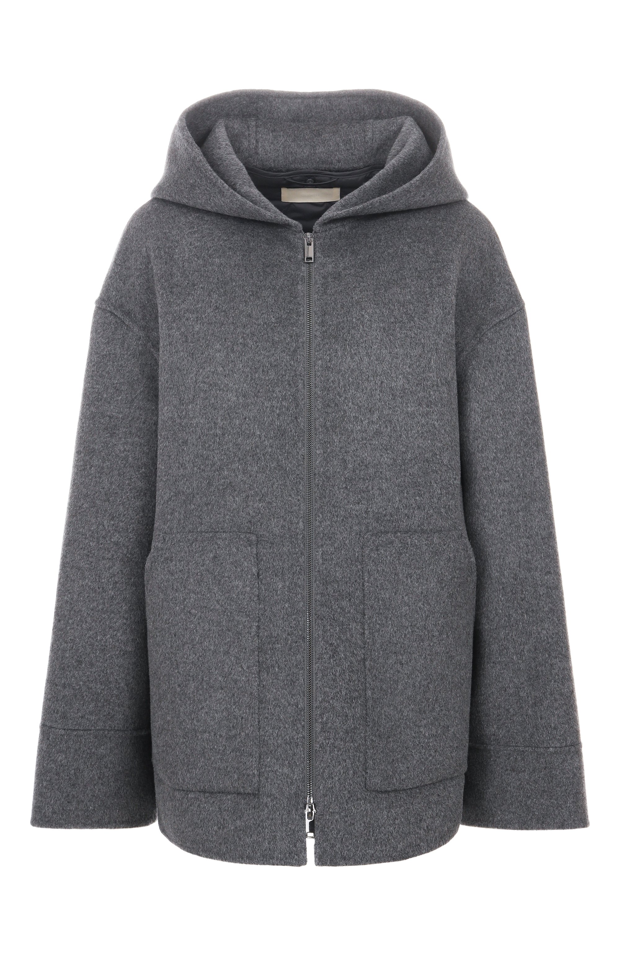 Шерстяное полупальто 12 STOREEZ серого цвета по цене 45000 руб., арт. 133930, фото 1 Шерстяное полупальто 12 STOREEZ, арт. 133930, фото 1