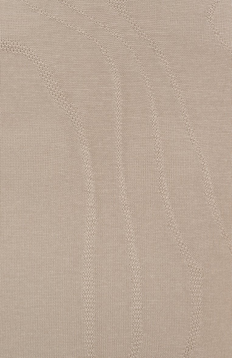 Мужское хлопковое поло CORNELIANI бежевого цвета, арт. 25G520-2525009 | Фото 6 (Материал внешний: Хлопок; Длина (для топов): Стандартные; Рукава: Короткие; Стили: Кэжуэл; Принт: Без принта; Застежка: Молния; Кросс-КТ: Джерси; Мужское Кросс-КТ: Футболка-одежда)