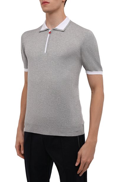 Хлопковое поло KITON, арт. UK571, фото 3