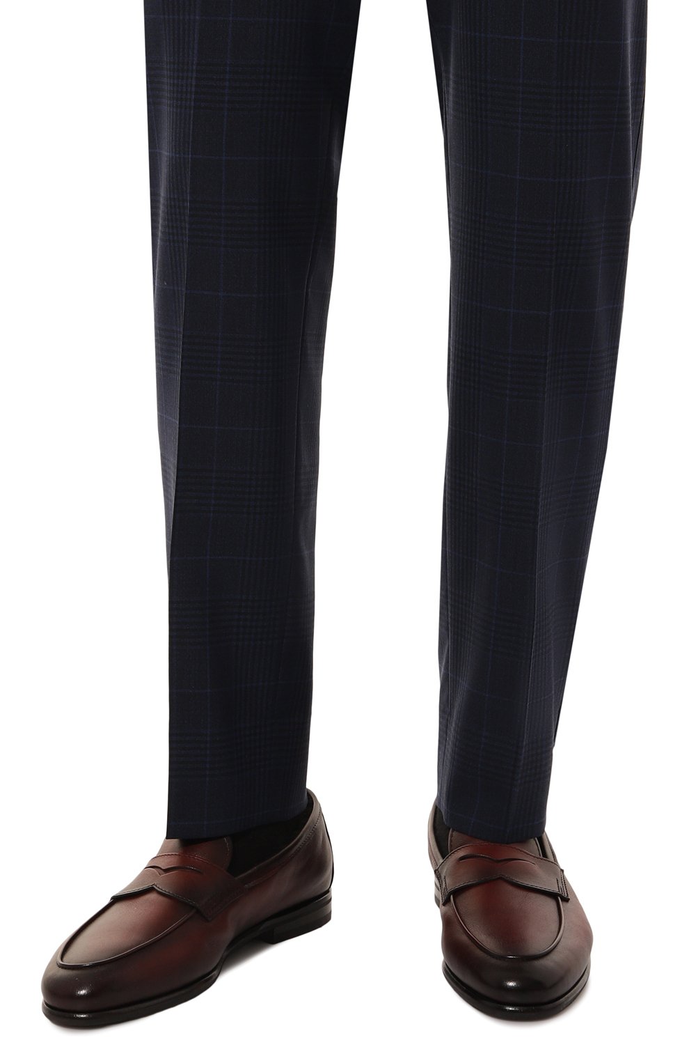 Кожаные пенни-лоферы carlos SANTONI, арт. MCNG18837SI90MEM, фото 3