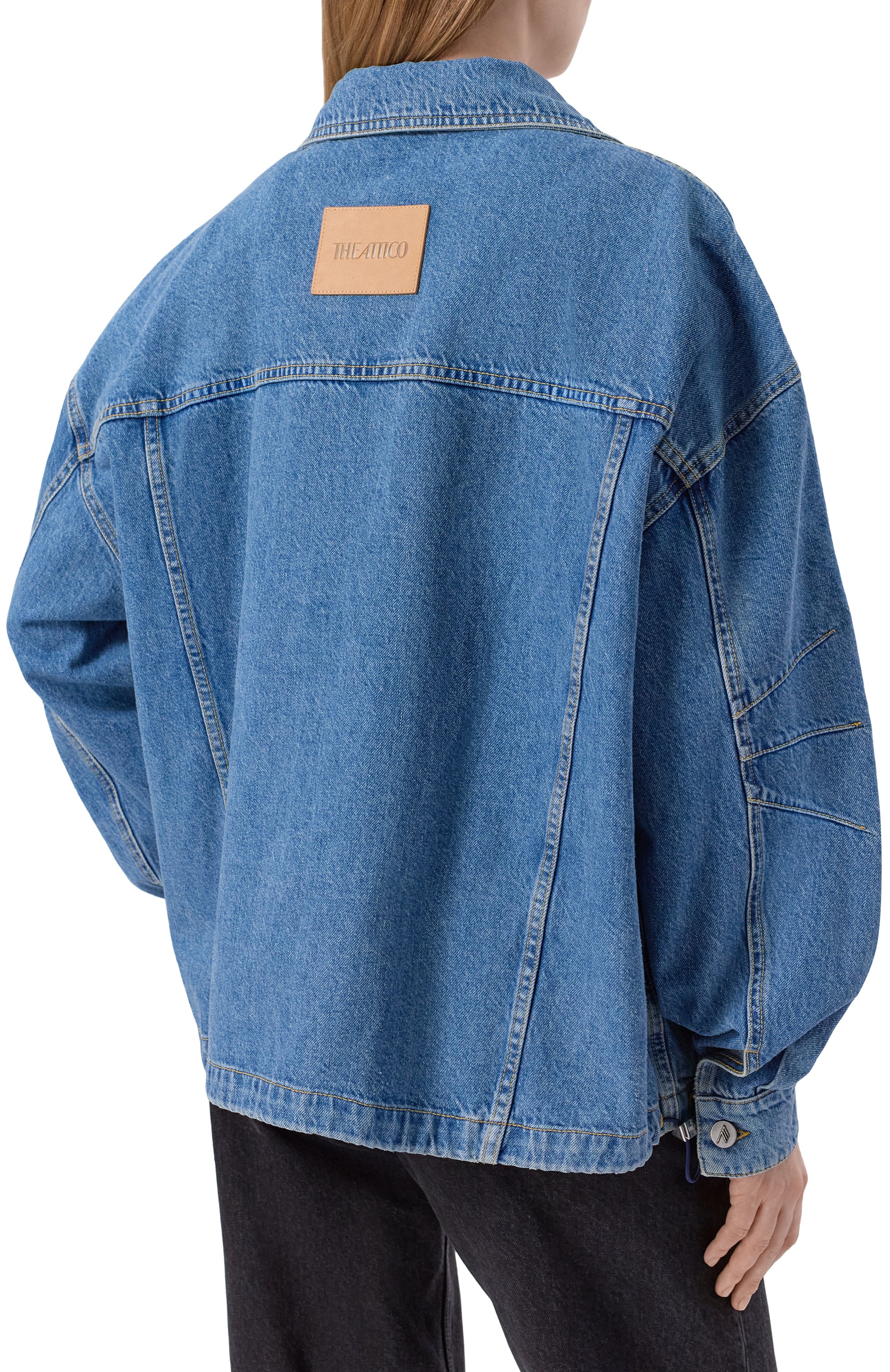 Джинсовая куртка THE ATTICO, арт. 260WCB00105/DDD116AA, фото 4