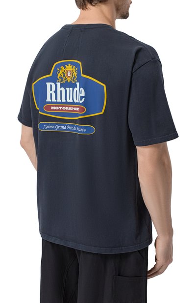 Хлопковая футболка RHUDE, арт. RHSS26TT04012, фото 4