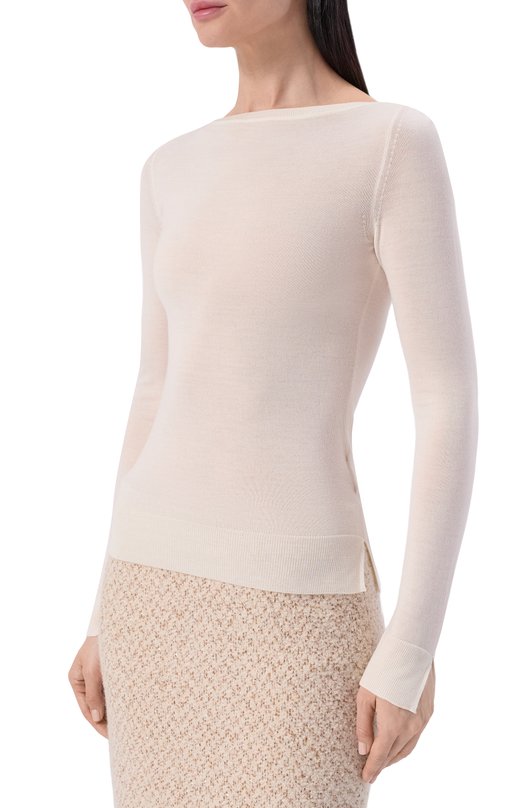 Пуловер из кашемира и шелка MVST M26.CSW.K409/JAIPUR Белый  M26.CSW.K409/JAIPUR Фото 3