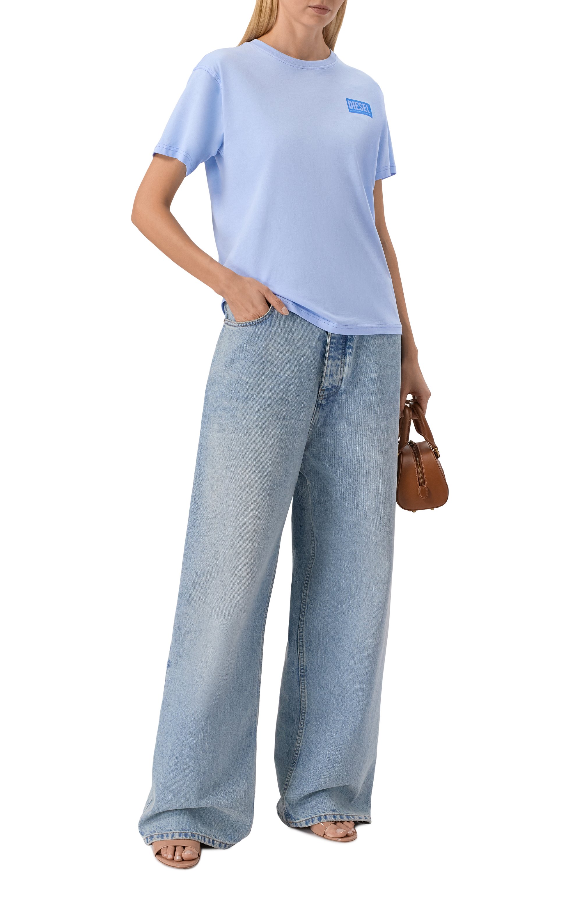 Хлопковая футболка DIESEL, арт. A21216/0QIAM, фото 2