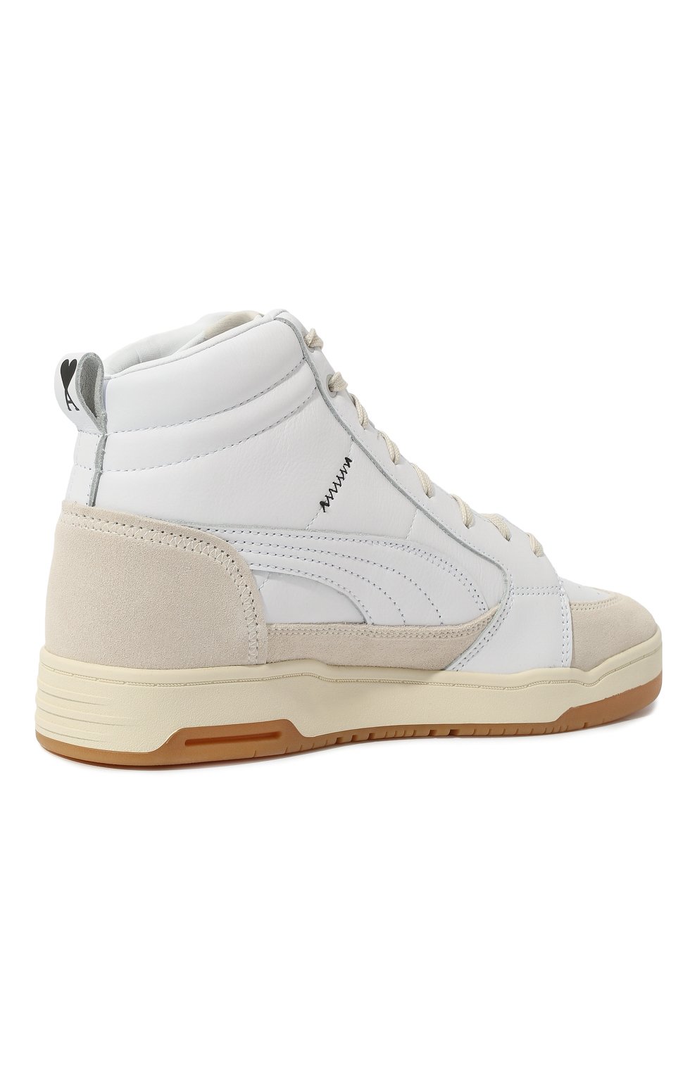 Кожаные кеды puma x ami slipstream mid PUMA, арт. 38434201, фото 5