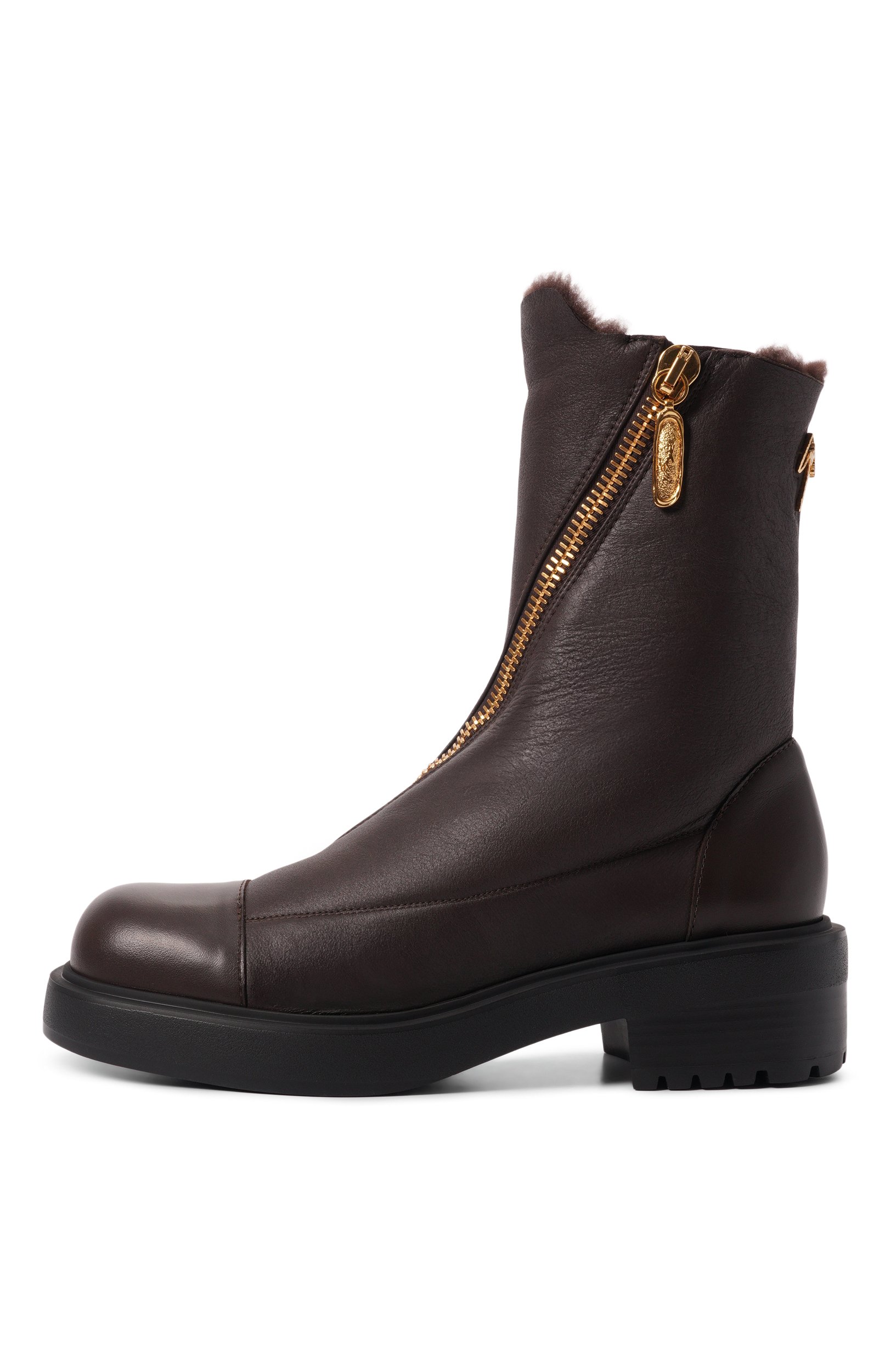 Кожаные ботинки asymmetric GIUSEPPE ZANOTTI DESIGN, арт. I670012, фото 4