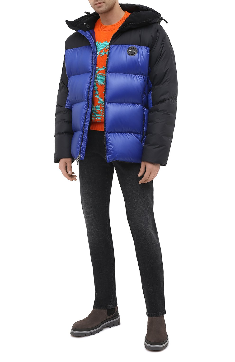 Пуховик rlx RALPH LAUREN синего цвета по цене 112000 руб., арт. 784825220, фото 2 Пуховик rlx RALPH LAUREN, арт. 784825220, фото 2