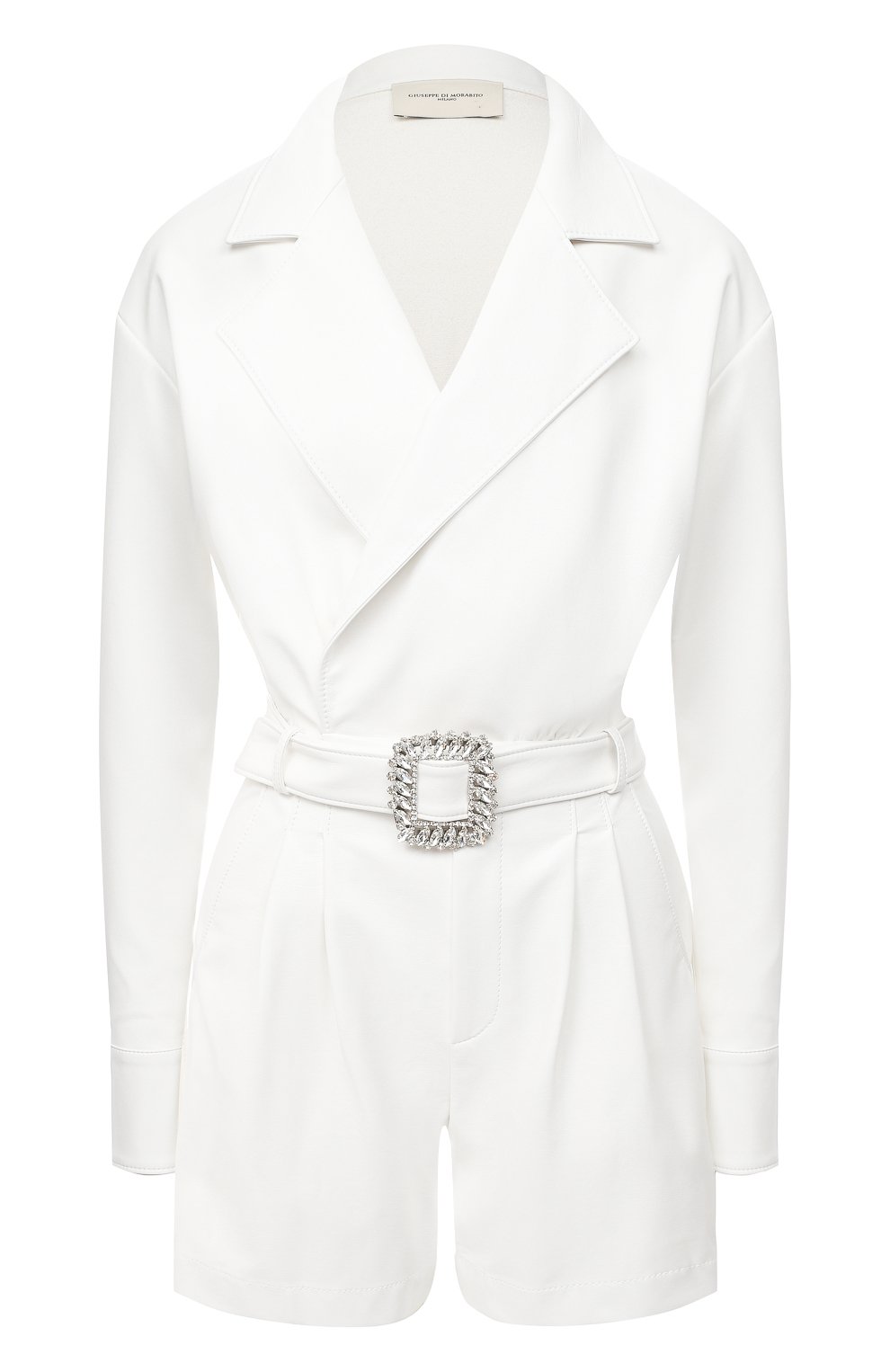 Комбинезон GIUSEPPE DI MORABITO белого цвета по цене 74650 руб., арт. PF20159DR-47, фото 1 Комбинезон GIUSEPPE DI MORABITO, арт. PF20159DR-47, фото 1