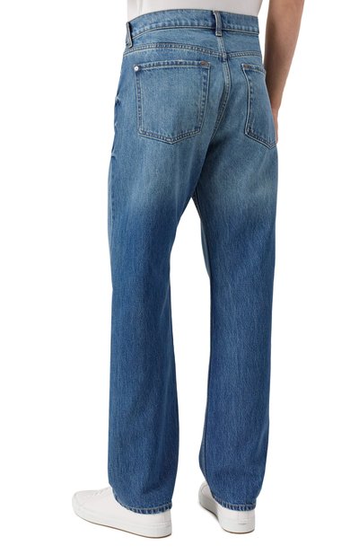 Джинсы modern straight 7 FOR ALL MANKIND синего цвета по цене 31550 руб., арт. 7TD80E35-1DH, фото 4 Джинсы modern straight 7 FOR ALL MANKIND, арт. 7TD80E35-1DH, фото 4