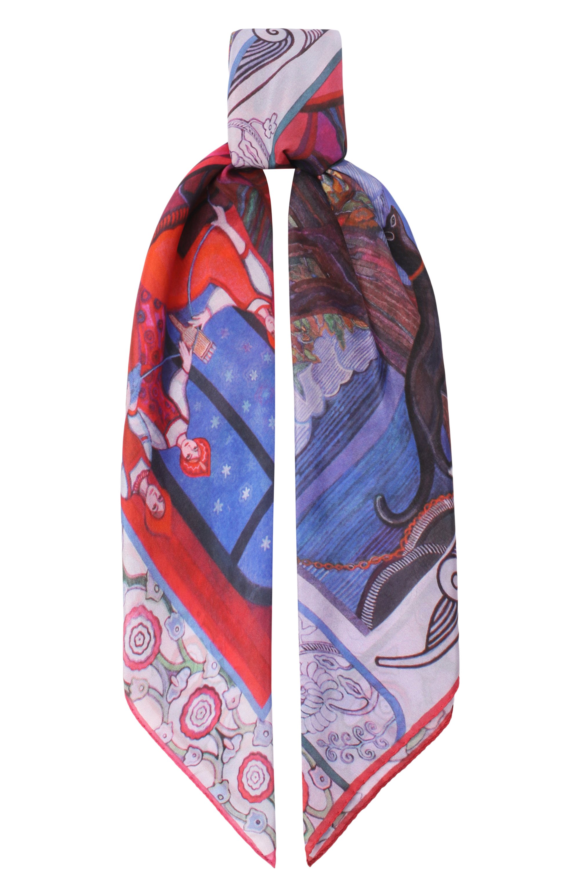 Шелковый платок сказки пушкина GOURJI, арт. 91156137/61172, фото 1