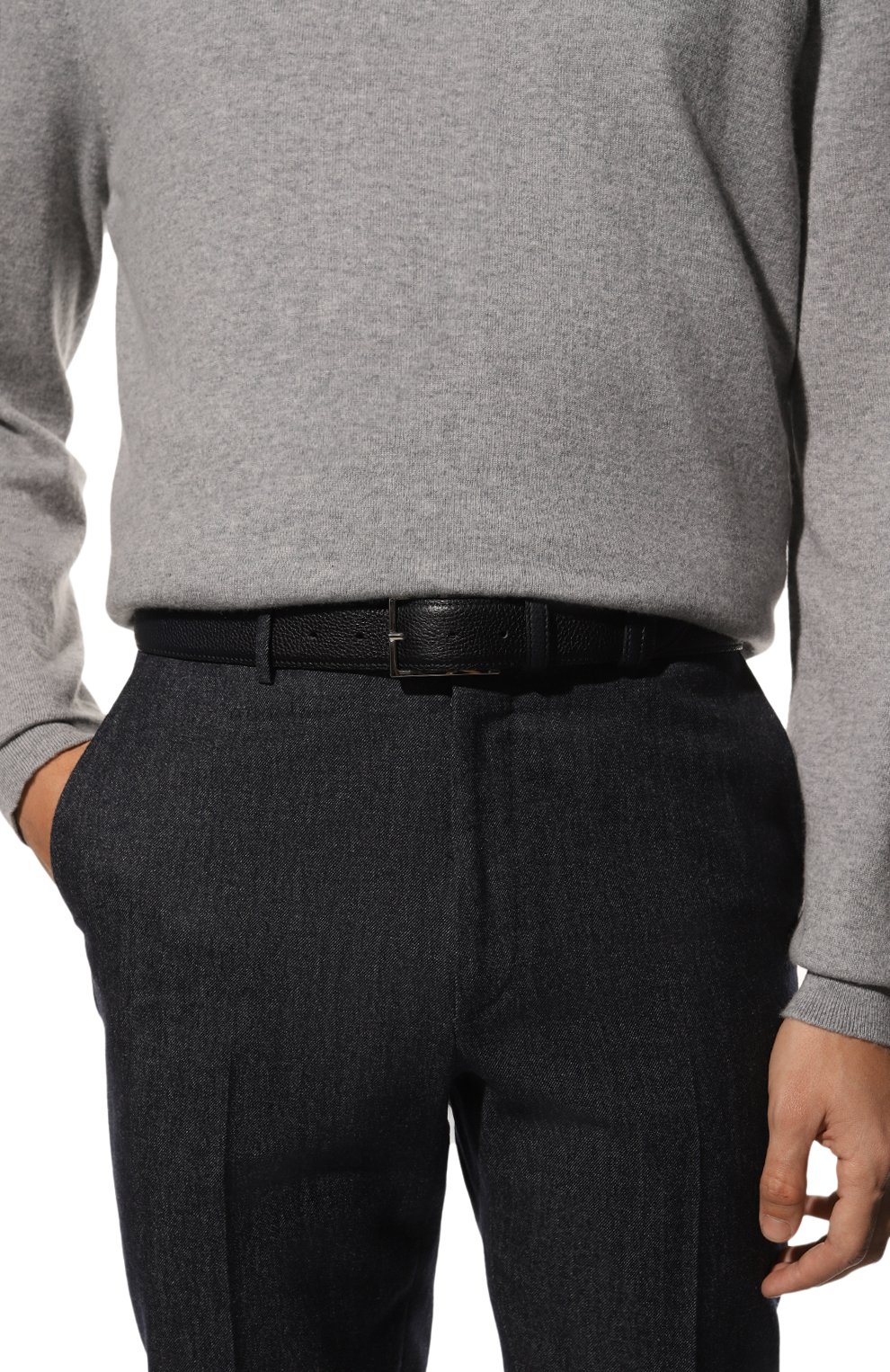 Кожаный ремень DOUCAL'S, арт. DC0001SIGMUF0199B00, фото 2