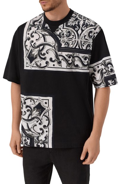 Хлопковая футболка DOLCE & GABBANA, арт. G8SS5T/HU7SD, фото 3