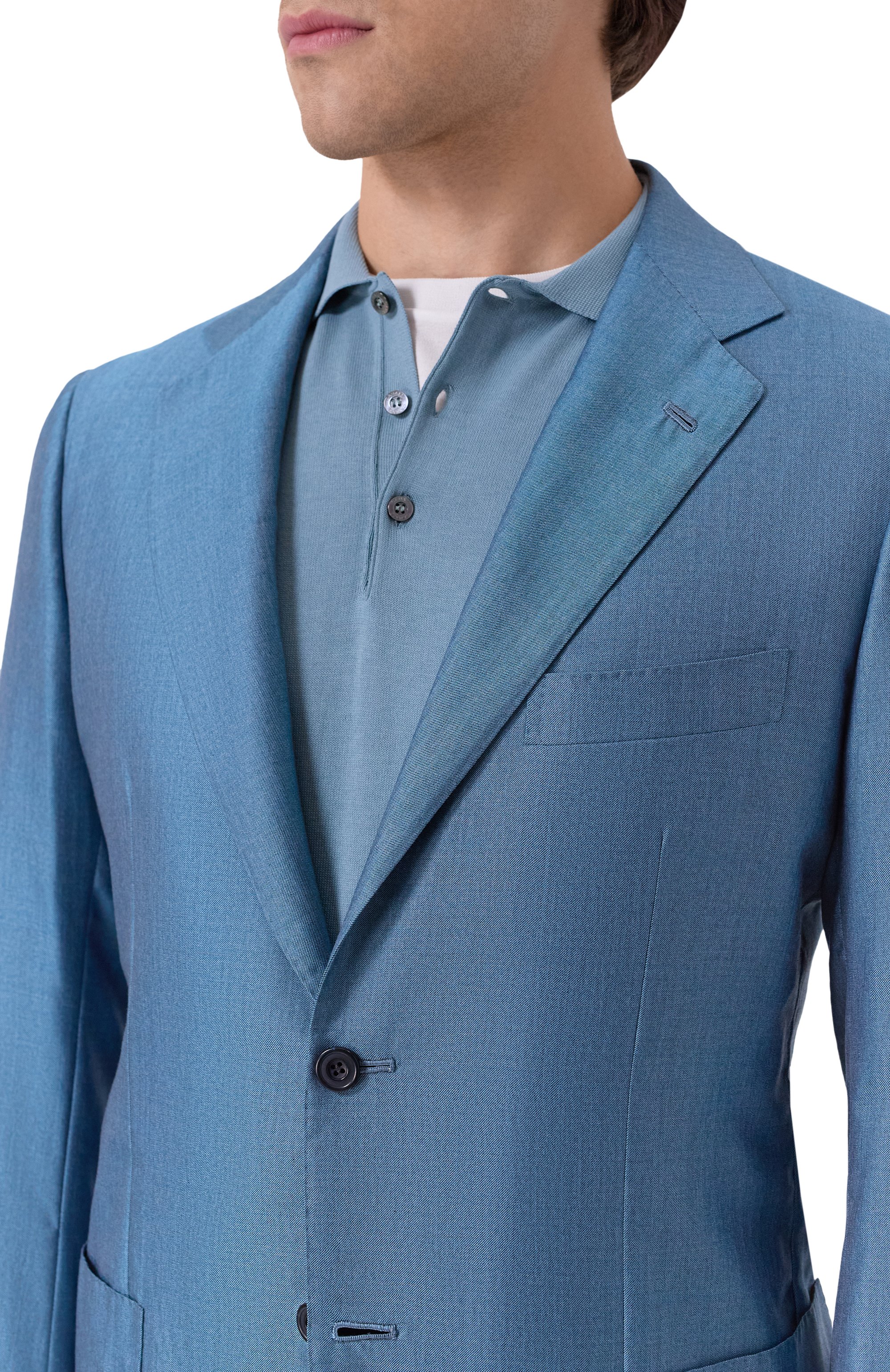 Пиджак из кашемира и шелка KITON, арт. UG81K06R17, фото 6