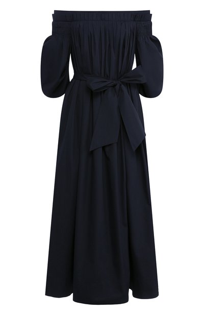 Женское хлопковое платье GABRIELA HEARST, арт. 220446/T030/42/DARK NAVY