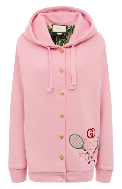 Женский хлопковая толстовка GUCCI, арт. 572808 XJBIW