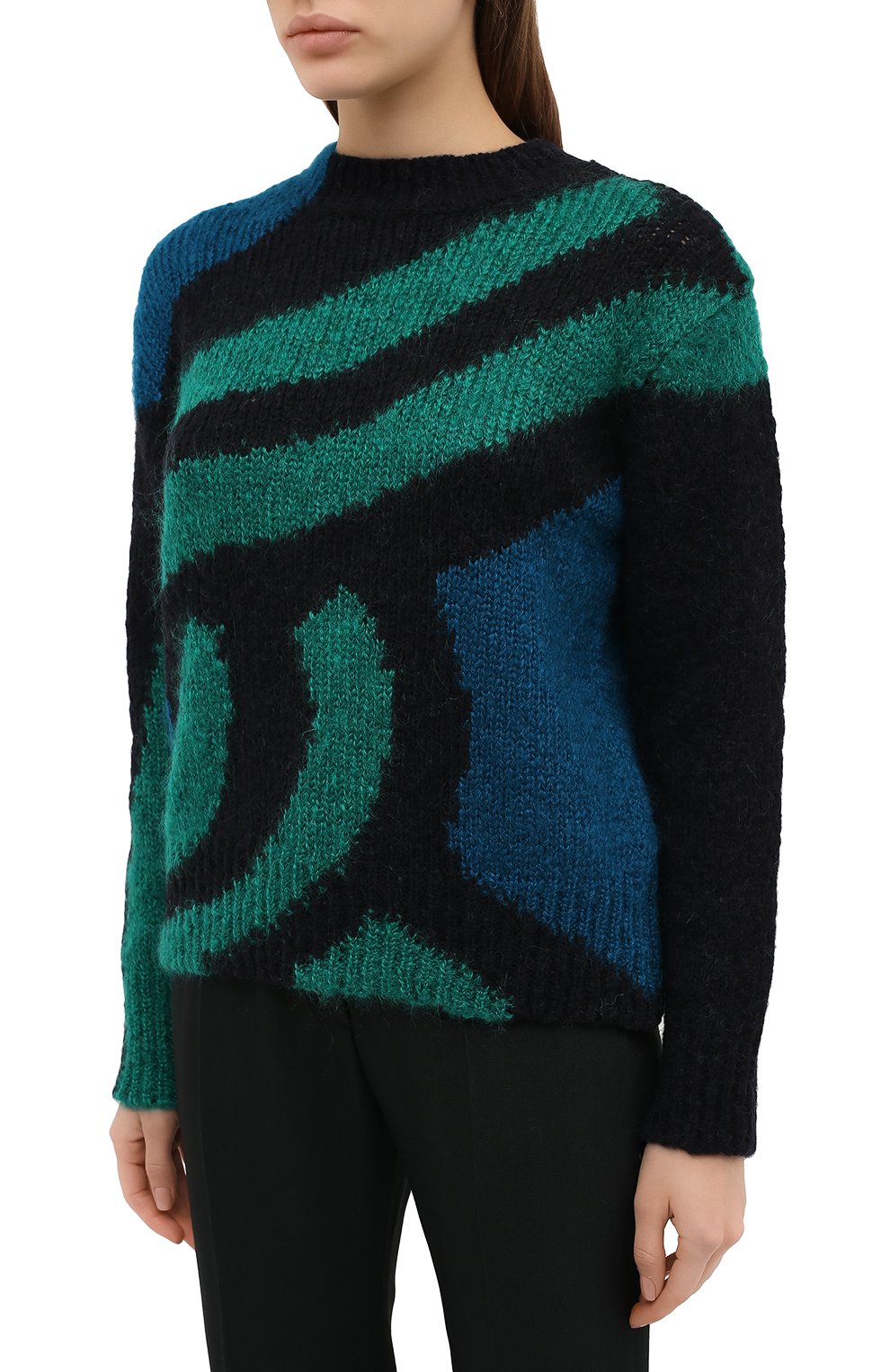 Свитер DRIES VAN NOTEN черного цвета по цене 57950 руб., арт. 202-11246-1720, фото 3 Свитер DRIES VAN NOTEN, арт. 202-11246-1720, фото 3
