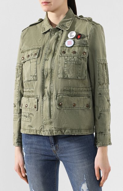 Хлопковая куртка ZADIG AND VOLTAIRE, арт. SHC02902F, фото 3