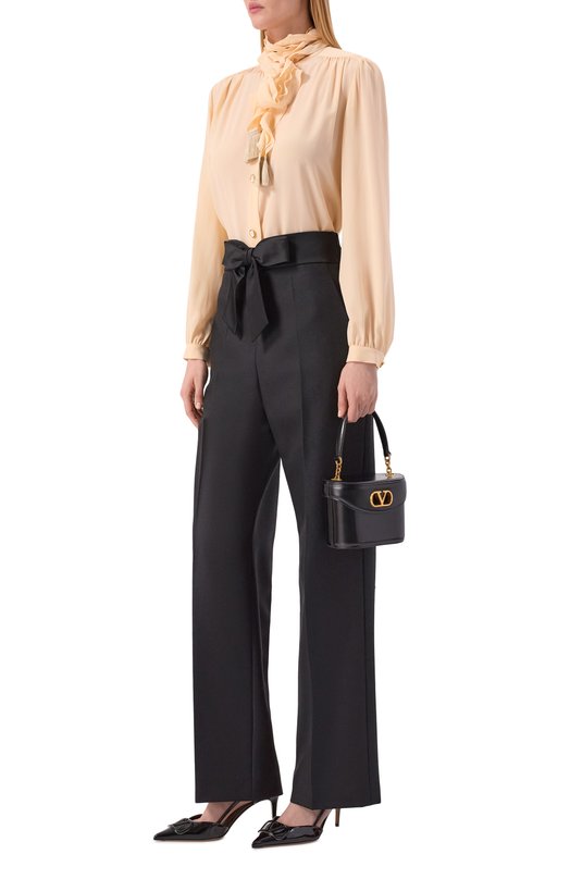 Шерстяные брюки Valentino 8B3RB6Z5/2TS Чёрный  8B3RB6Z5/2TS Фото 2