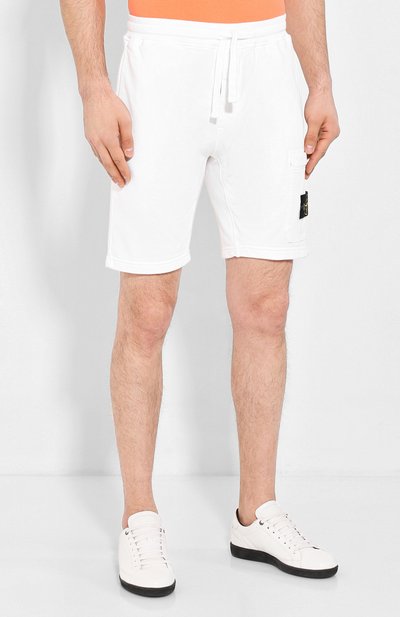 Хлопковые шорты STONE ISLAND, арт. 721564651, фото 3