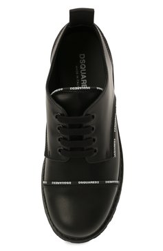 Детские кожаные дерби DSQUARED2 черного цвета, арт. 68586/RUNNER/36-41 | Фото 4 (Материал внутренний: Натуральная кожа; Мальчики Кросс-КТ: дерби; Мальчики-школьная форма: Классическая обувь; Региональные ограничения белый список (Axapta Mercury): RU; Н�ос: Не проставлено; Материал внешний: Натуральная кожа; Каблук высота: Низкий)