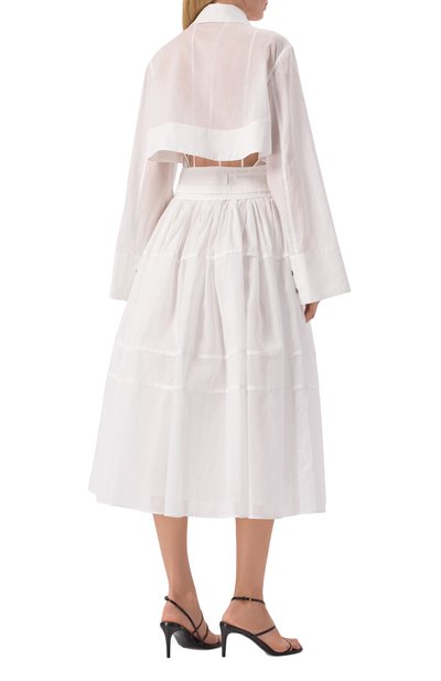 Хлопковое платье JIL SANDER, арт. J02CT0440-J45014, фото 4