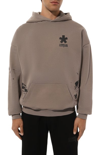 Хлопковое худи COMME DES FUCKDOWN, арт. CFABM01321, фото 3