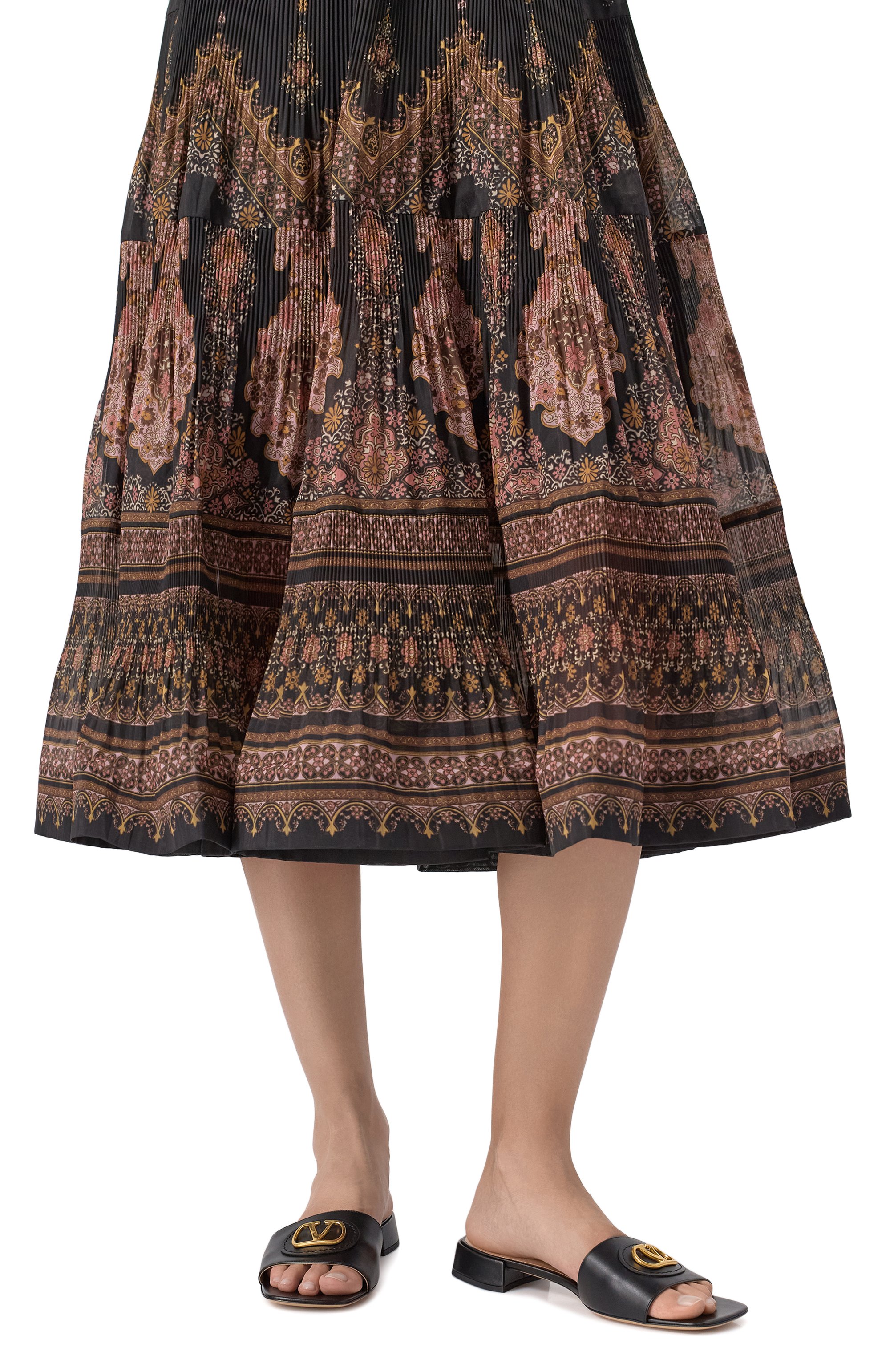 Кожаные шлепанцы vlogo signature VALENTINO, арт. 6W2S0LT0/DSH, фото 3