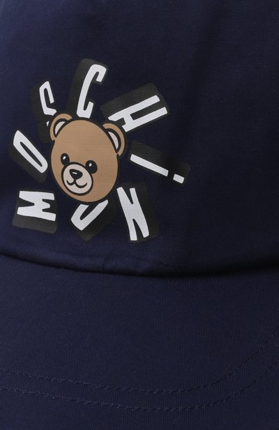 Хлопковая бейсболка MOSCHINO, арт. HVX01N/L0A00, фото 3