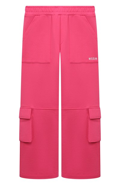 Хлопковые брюки-карго MSGM KIDS, арт. S4MSJUFP019