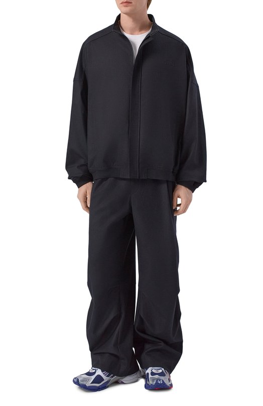 Комбинированные кроссовки Runner Balenciaga 772774/WRUNG Синий  772774/WRUNG Фото 2