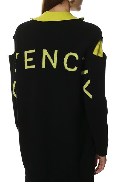 Кардиган из шерсти и кашемира GIVENCHY, арт. BW90ES4ZBJ, фото 4