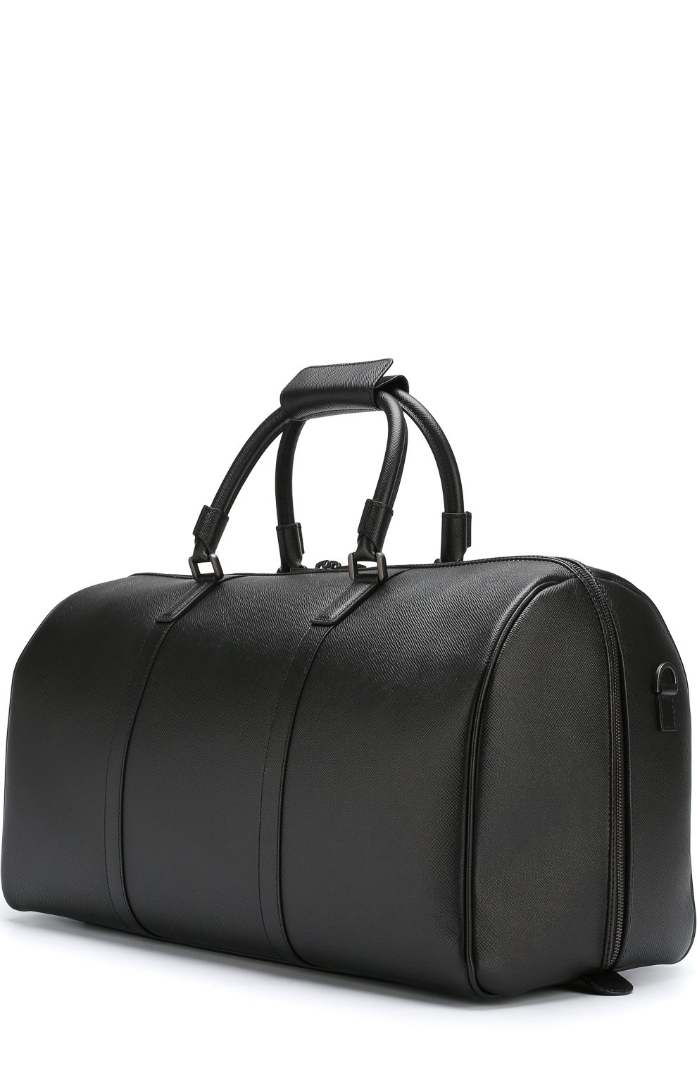 Кожаная дорожная сумка SERAPIAN черного цвета по цене 172500 руб., арт. SEV0EULL2806M50F, фото 3 Кожаная дорожная сумка SERAPIAN, арт. SEV0EULL2806M50F, фото 3