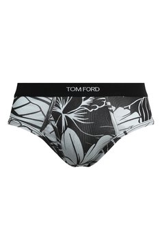 Мужские хлопковые брифы TOM FORD черно-белого цвета, арт. T4LC1126 | Фото 1 (Кросс-КТ: бельё; Материал сплава: Проставлено; Нос: Не проставлено; Материал внешний: Хлопок; Мужское Кросс-КТ: Трусы)