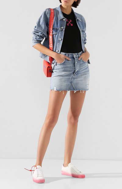 Хлопковая футболка OFF-WHITE, арт. 0WAA049R20B071001028, фото 2