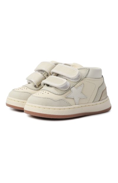 Кожаные кеды june GOLDEN GOOSE DELUXE BRAND, арт. GJF00773.F006749, фото 1