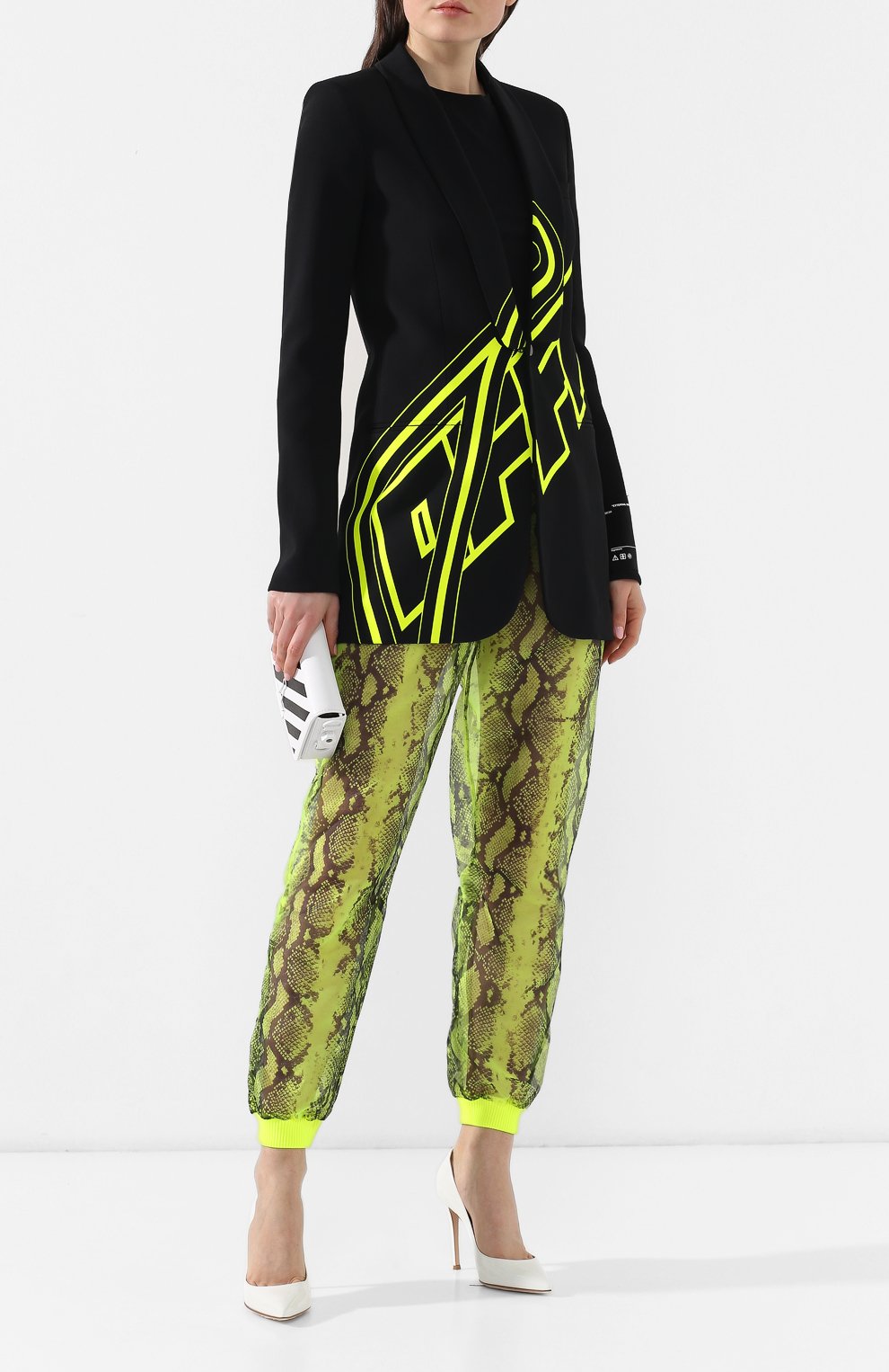 Джоггеры с принтом OFF-WHITE, арт. 0WCA085S19D770446200, фото 2