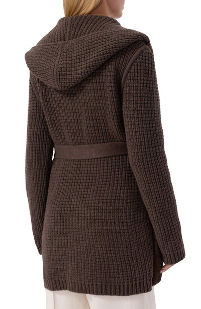 Кашемировый кардиган с отделкой из норки KITON, арт. D62763K0524L, фото 4