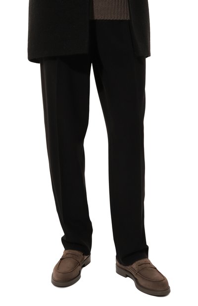 Замшевые пенни-лоферы DOUCAL'S, арт. DD8738BRUGUM2520, фото 3