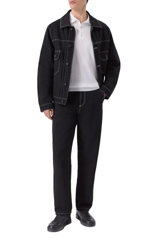 Джинсовая куртка KNT UGK125K0233H02 Чёрный  UGK125K0233H02 Фото 2