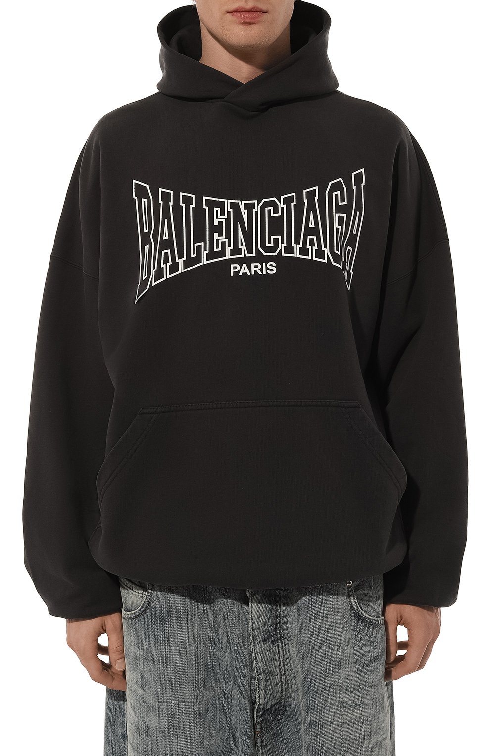 Хлопковое худи BALENCIAGA, арт. 803265/TRVH6, фото 3