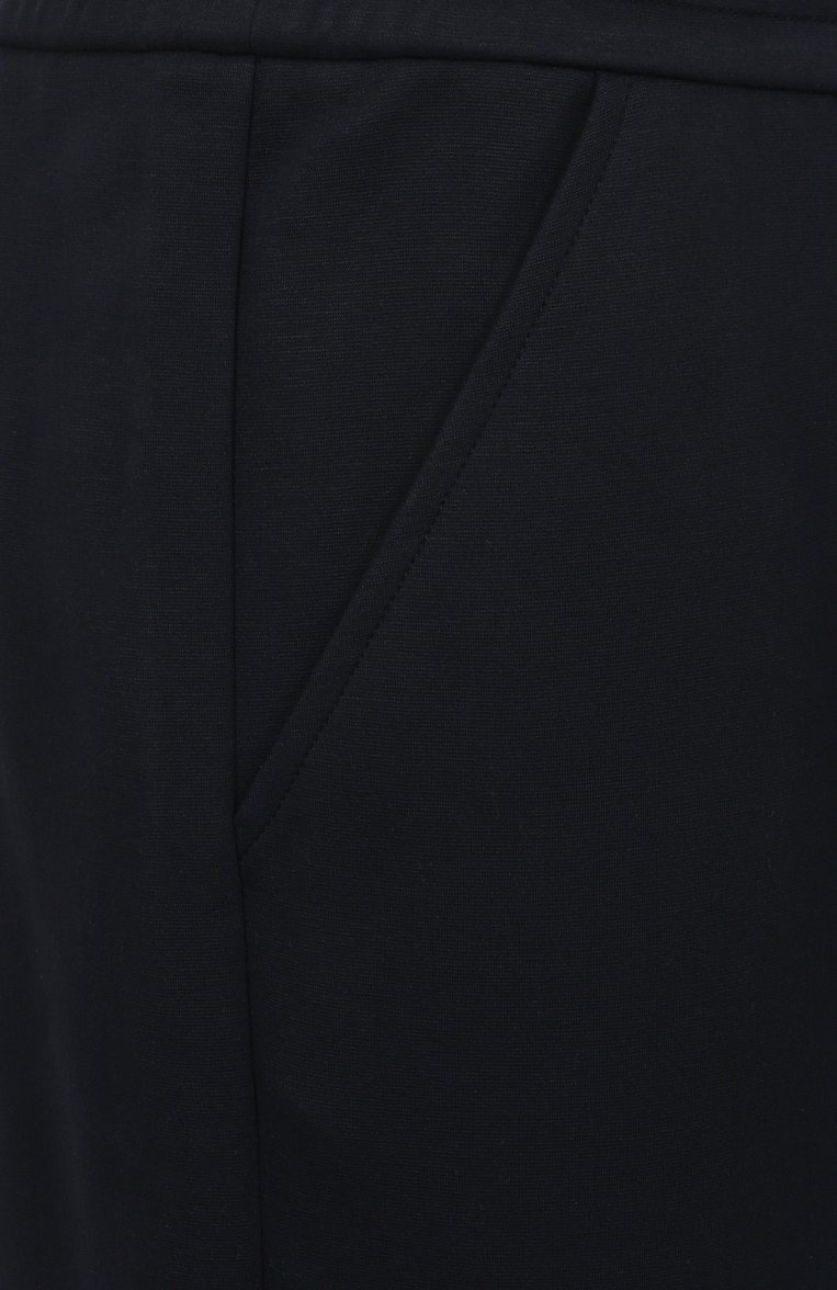 Мужские джоггеры GIORGIO ARMANI темно-синего цвета, арт. GM001531/TE10668 | Фото 6 (Материал внешний: Синтетический материал; Длина (брюки, джинсы): Стандартные; Силуэт М (брюки): Джоггеры; Стили: Спорт-шик; Автоматизация ТО: Проставлено; Автоматизация состава: Проставлено)