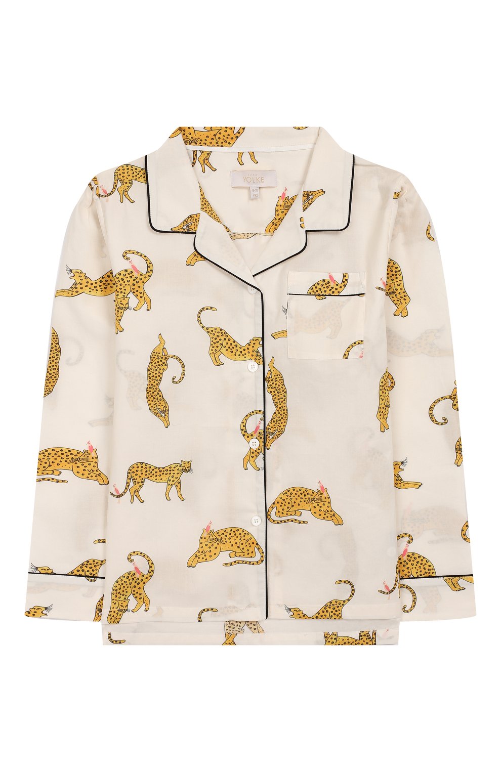 Хлопковая пижама LITTLE YOLKE, арт. AW19-12C-PL-I/9-12Y, фото 3