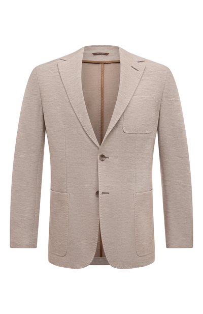 Мужской хлопковый пиджак CANALI, арт. J0147/JJ01974