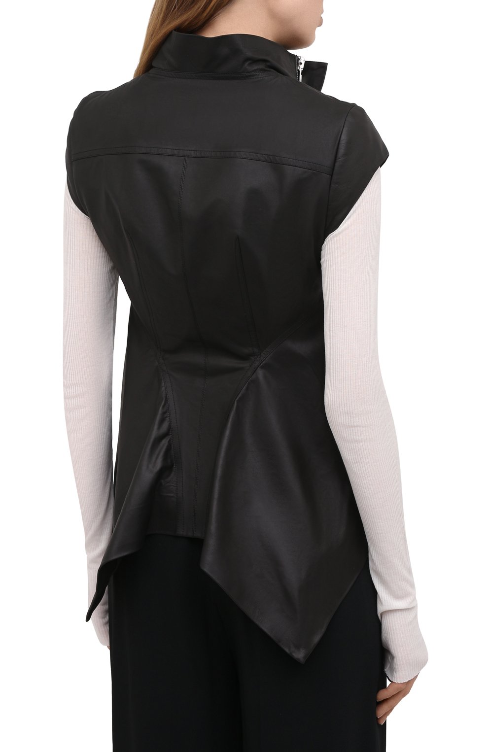 Кожаный жилет RICK OWENS, арт. RP21S3730/LP, фото 4