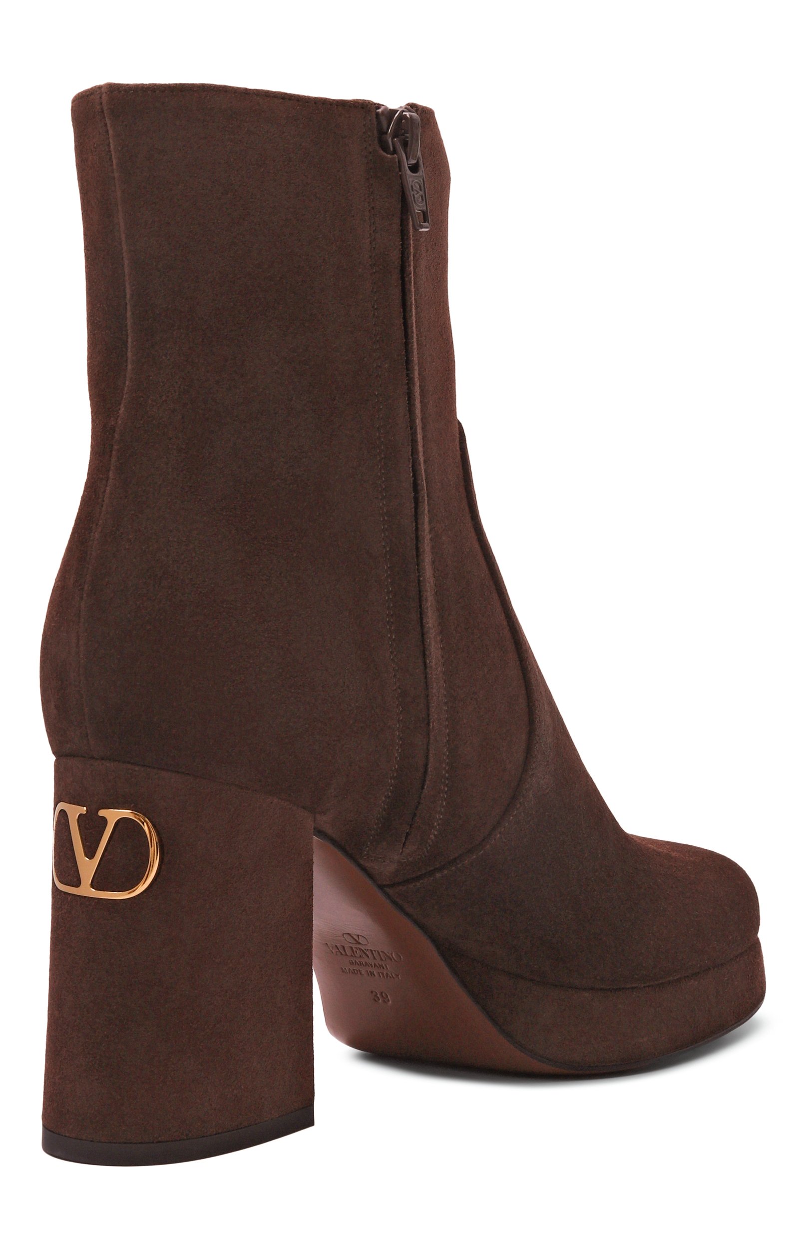 Замшевые ботильоны fawcette 90 VALENTINO, арт. 9W2S0NF1/DHU, фото 5