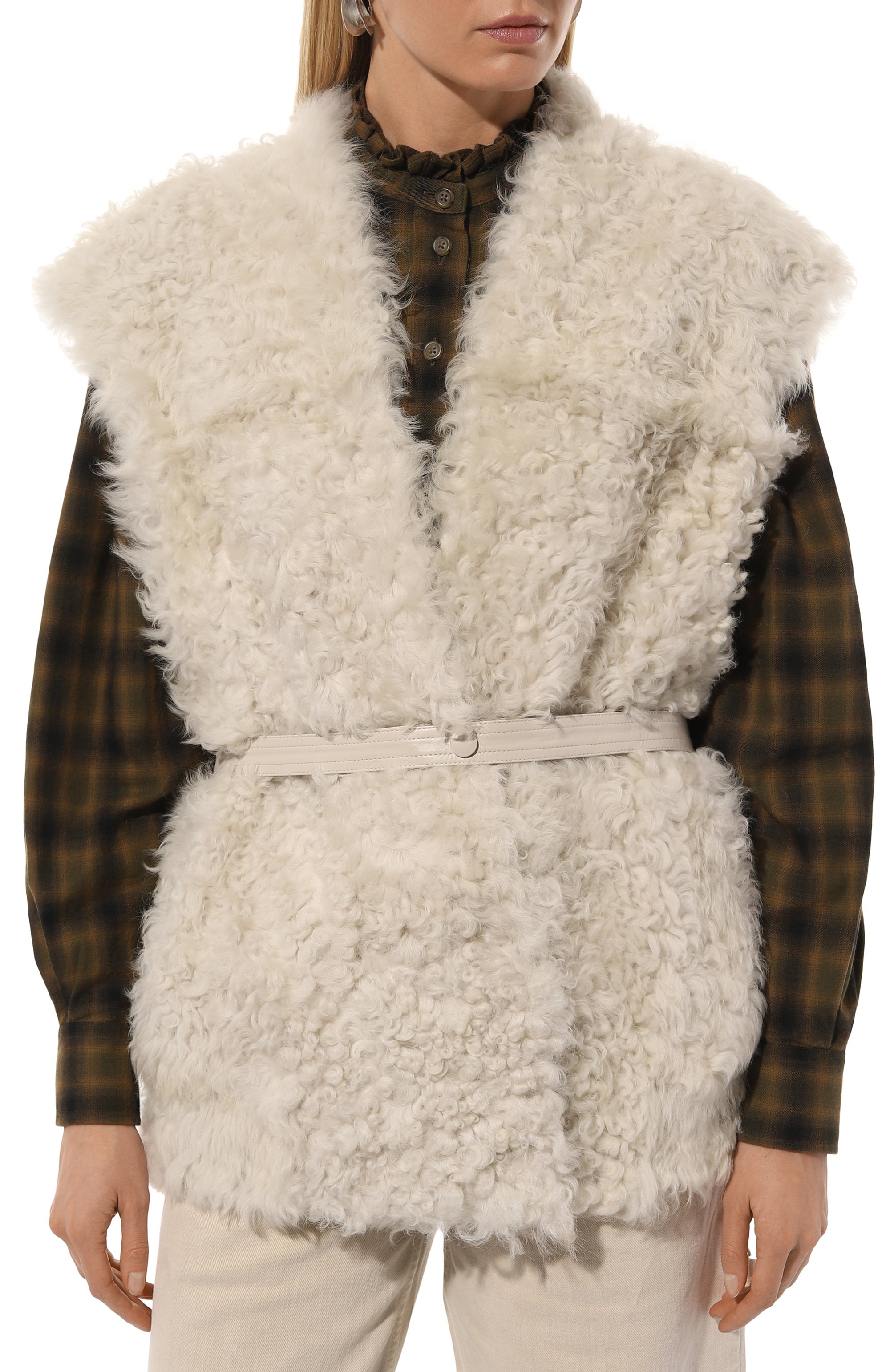 Двусторонний жилет из меха овчины VENERA M., арт. YLKBP, фото 3