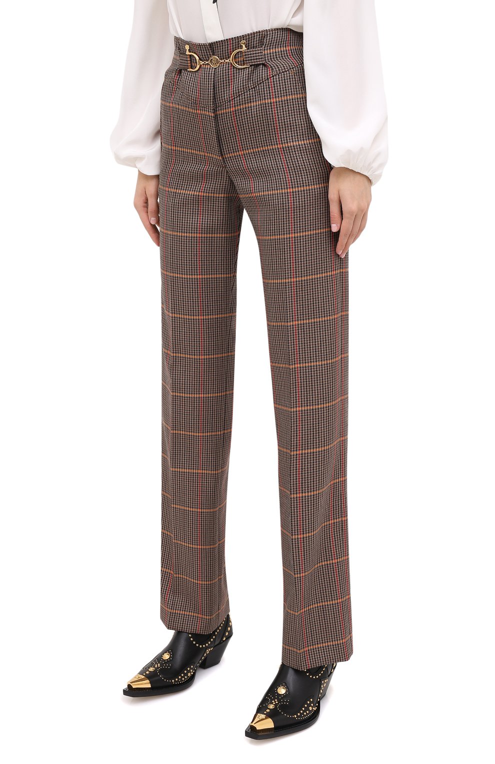 Шерстяные брюки BURBERRY, арт. 8030984, фото 3