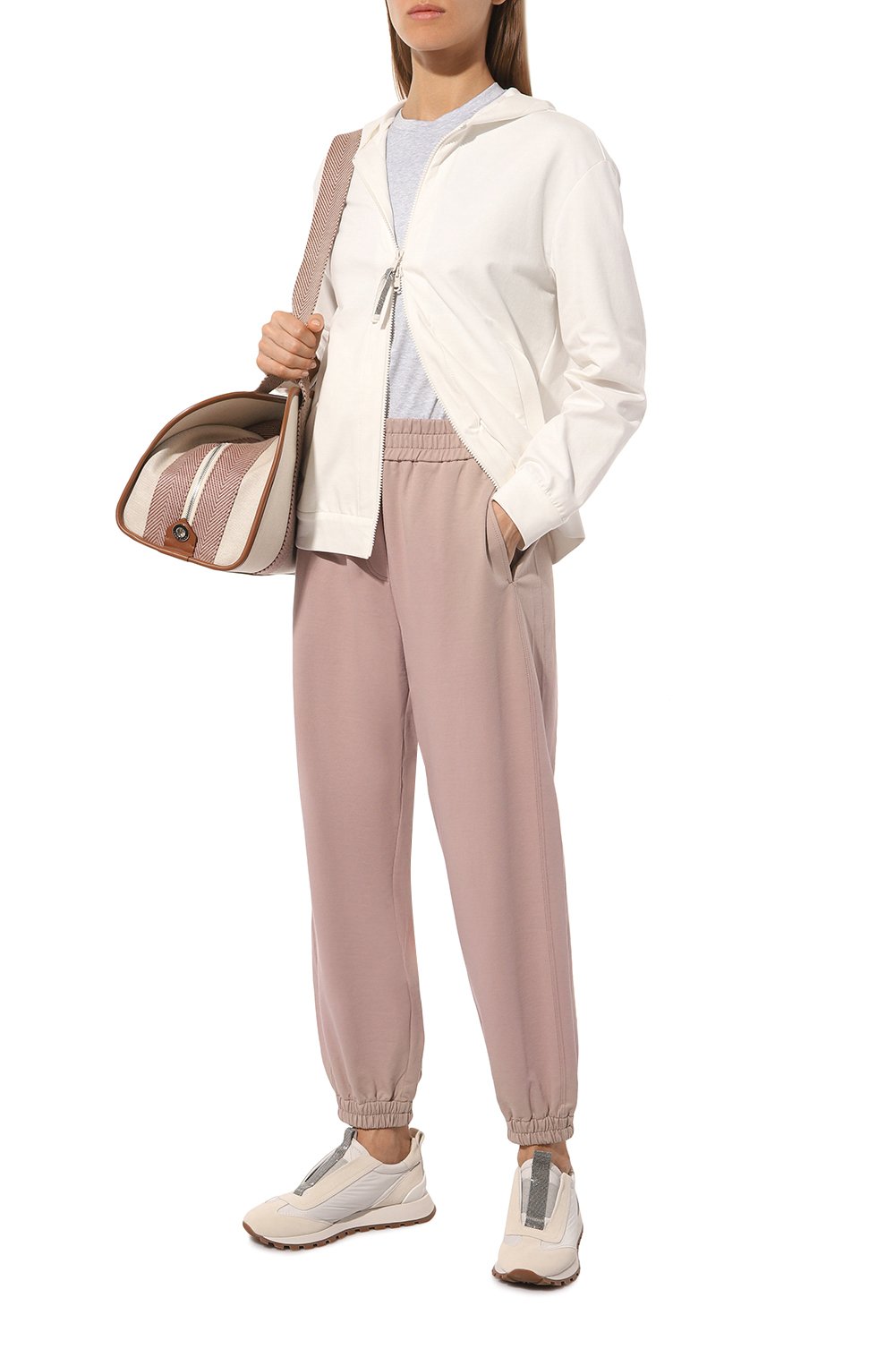 Хлопковые джоггеры BRUNELLO CUCINELLI, арт. MP827HA799, фото 2