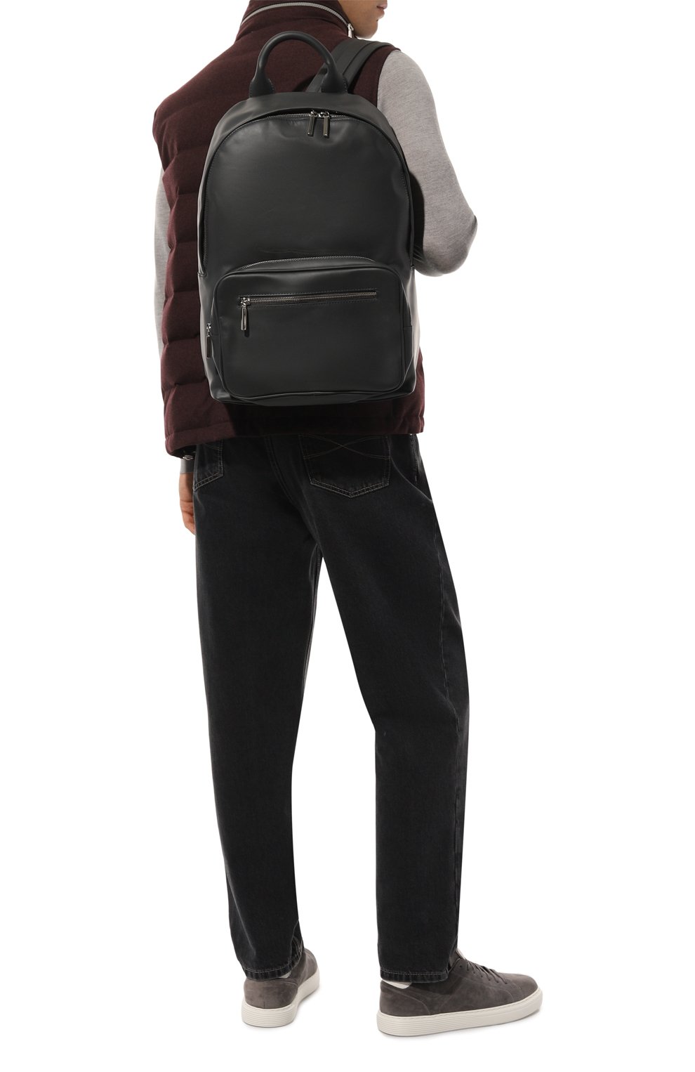 Рюкзак MATTIA CAPEZZANI темно-серого цвета по цене 73150 руб., арт. ZA100/PREMIUM, фото 7 Рюкзак MATTIA CAPEZZANI, арт. ZA100/PREMIUM, фото 7