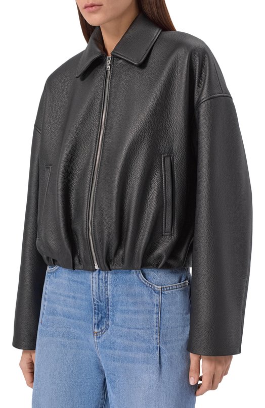 Кожаная куртка Maslov MZS03 Чёрный  MZS03 Фото 3